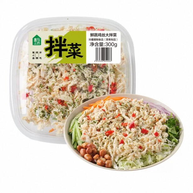 盒马工坊 鲜蔬鸡丝大拌菜300g