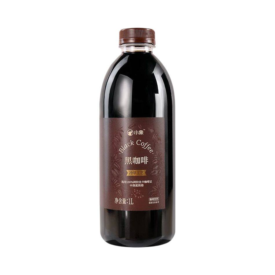小象超市代购小象冷萃黑咖啡1L 330ml