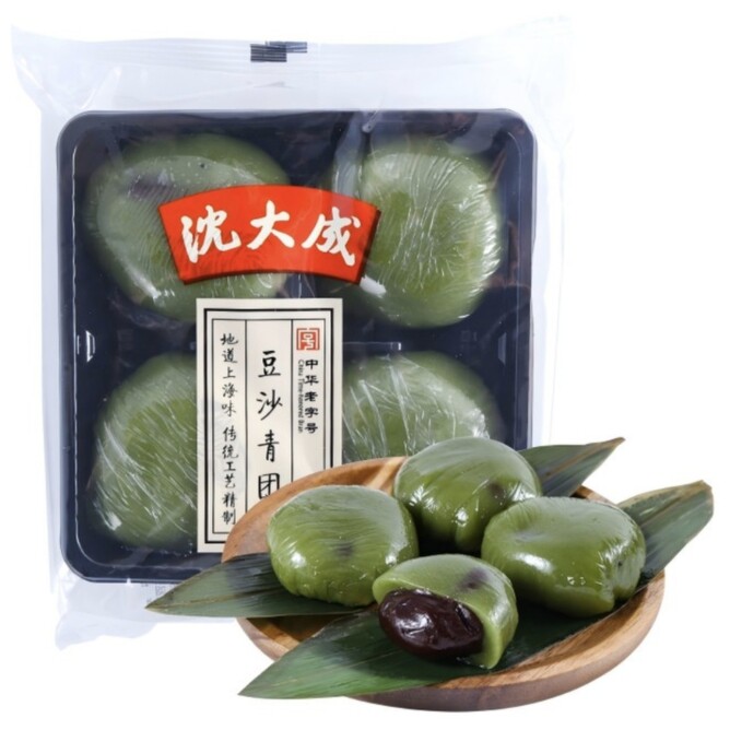 小象超市代购沈大成奶黄芋泥流心茉莉龙井黑芝麻抹茶红豆青团顺丰