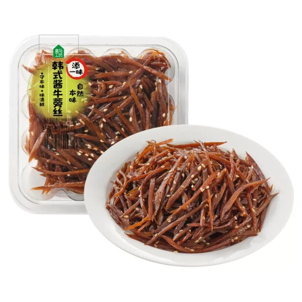 盒马工坊代购韩式酱牛蒡丝80g