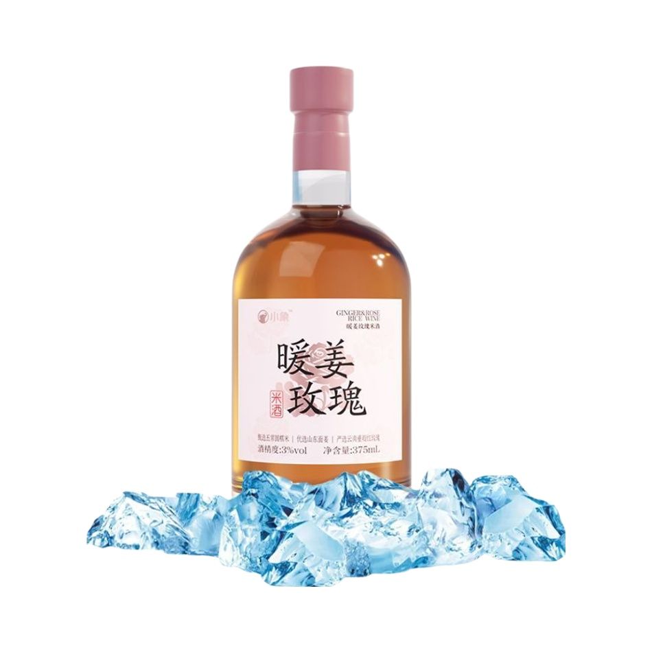 小象超市长沙代购小象鲜清米酒 桂花鲜米露 暖姜玫瑰清米酒375ml