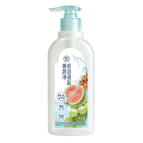 盒马代购低泡海盐果蔬净500g