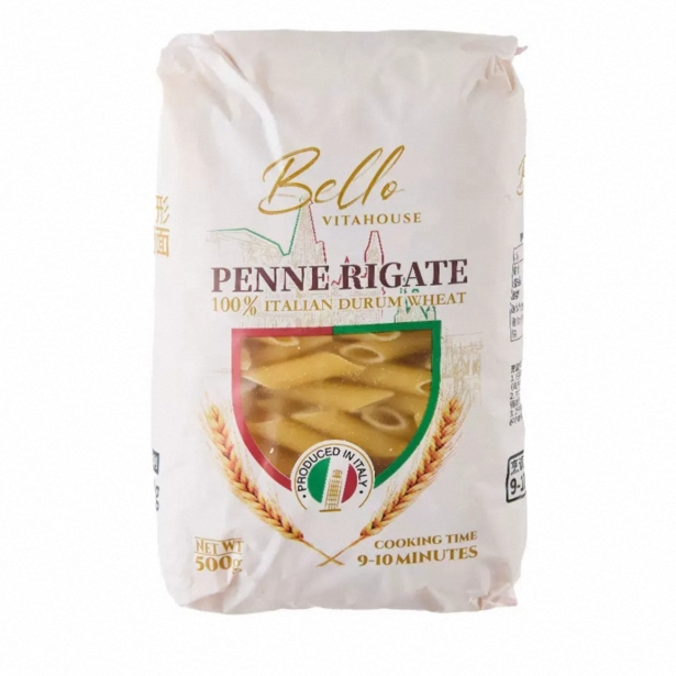 盒马代购Bello VITAHOUSE两头尖形面 意大利面直条形#5意大利进口