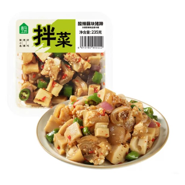 盒马工坊 酸辣藕块猪蹄235g