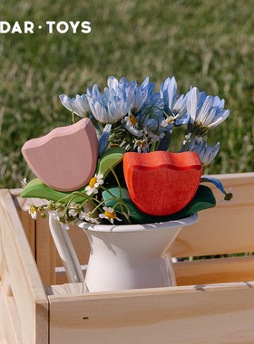 AVDAR儿童玩具仙女魔法棒玫瑰花实木女孩男孩女童公主生日礼物