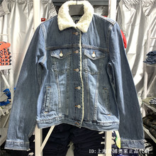 翻领加厚外套 372237 牛仔 休闲 夹克 GAP正品 女士 专柜 春秋