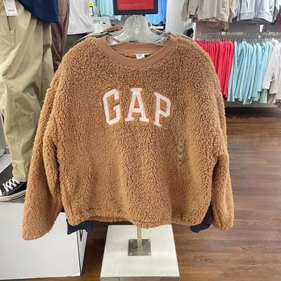 GAP加厚宽松仿羊羔绒可爱保暖