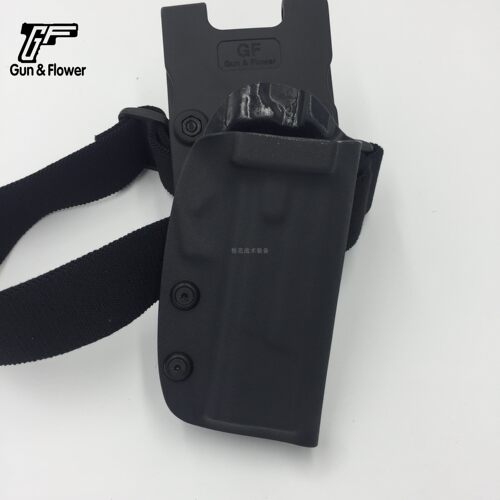 枪花GF 影视道具枪花枪套kydex 低腰板执勤快拔枪套92&92G通用