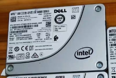 原装戴尔dell EMC 480G  SATA SSD固态硬盘P7KTJ S4600