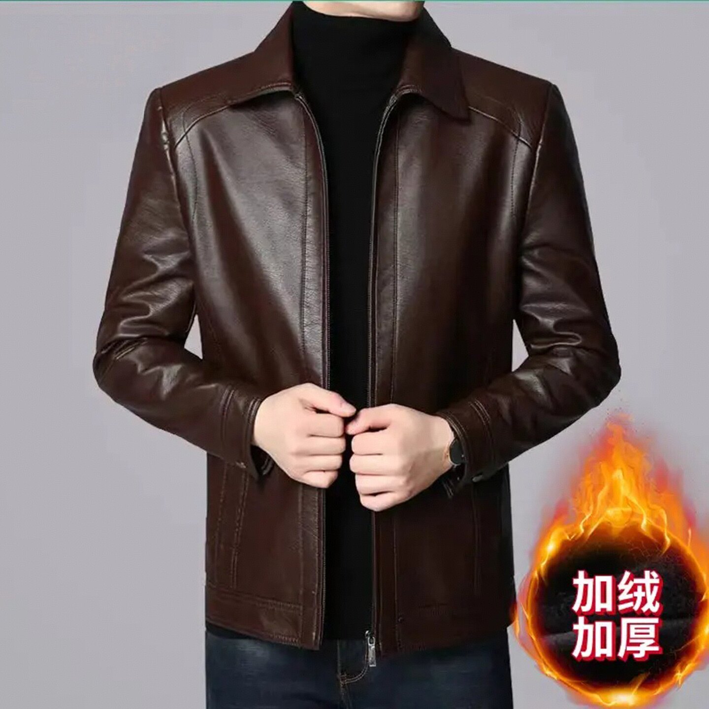 铂瑾精选男装店新款软皮