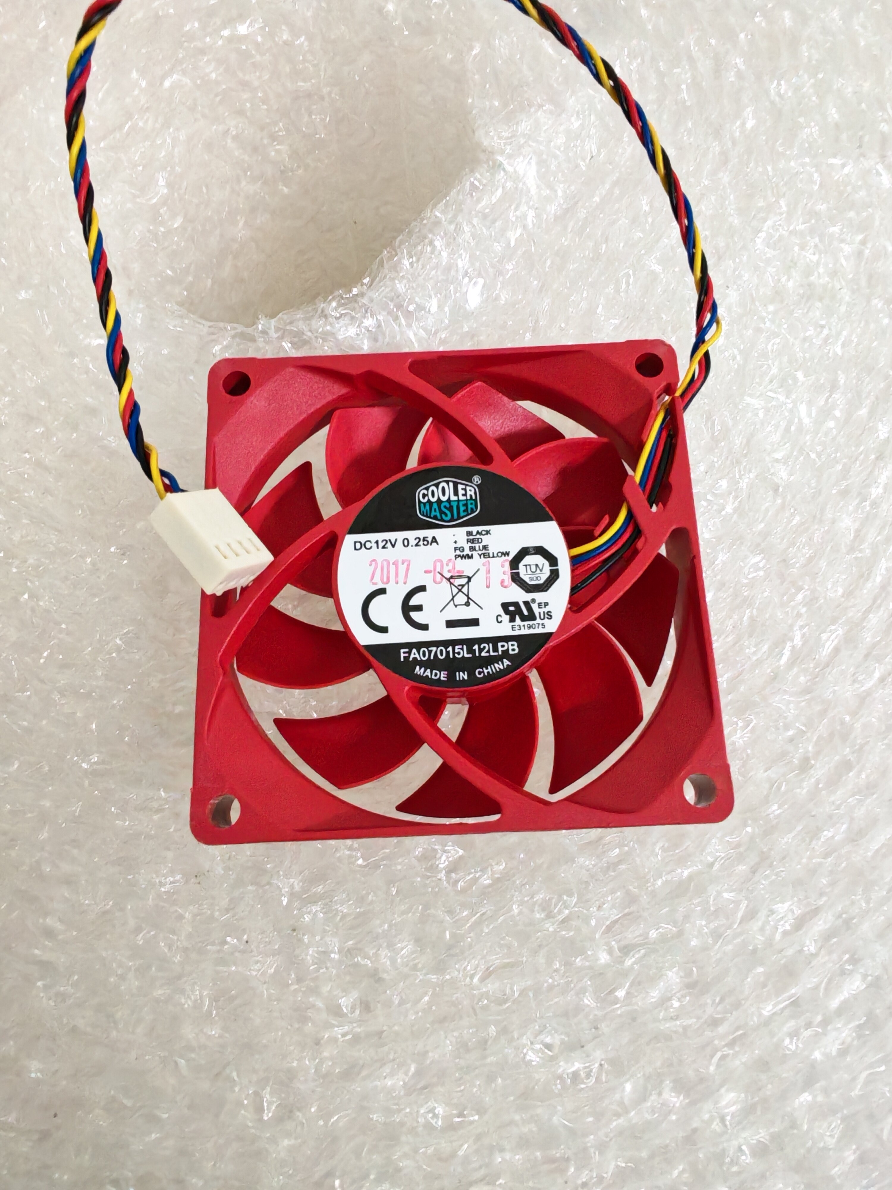 全新 酷冷7015 7CM风扇 4线液压PWM温控 FA07015L12LPB 12V 0.25A
