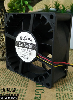 原装三洋8CM 8038 12V 1.8A 9G0812P1K05暴力 双滚珠 散热风扇
