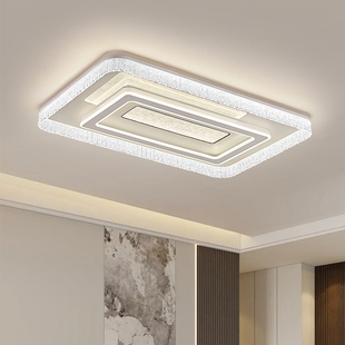 客厅灯2025年新款吸顶灯简约现代大气餐厅卧室智能语音遥控灯具