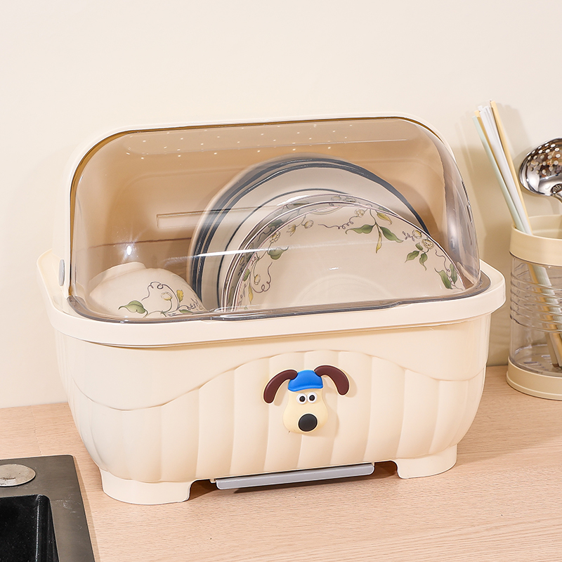 碗柜小型家用带盖沥水架