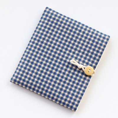 手工横版蓝格内胆包适用于kindleoasis掌阅leaf3Ocean45proKpw6代