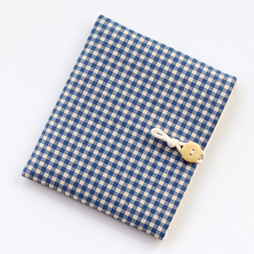 手工横版蓝格内胆包适用于kindleoasis掌阅leaf3Ocean45proKpw6代