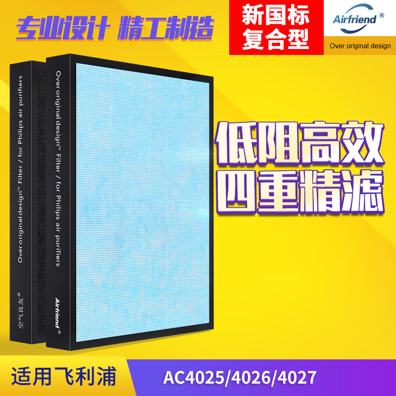 适配飞利浦空气净化器滤网 AC4025/4026/P027