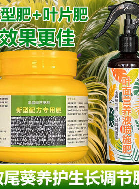 散尾葵专用肥料盆栽富贵椰子树夏威夷竹袖珍椰子树营养液叶面肥料
