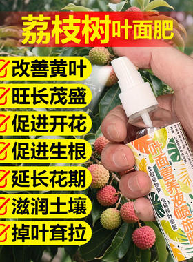 荔枝树专用肥料荔枝果树营养液开花保花保果结果挫果增产增收肥料