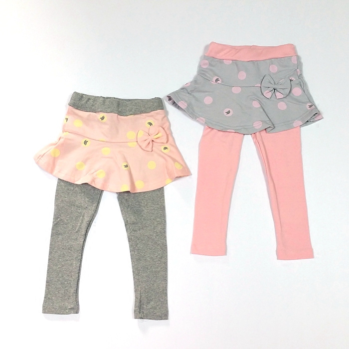 童装韩国进口假两件打底裤现货