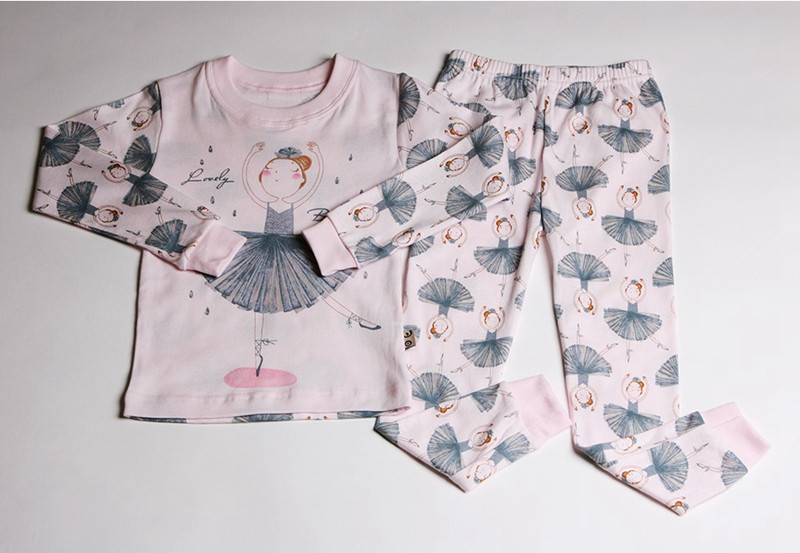 SOUTH KOREA IMPORTED CHILDRENS CLOTHING 2015 AUTUMN NEW DONGGLE GIRL CARTOON CUTE CROPPED UNDERWEAR SET THIN
