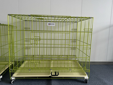 【泊艺特纳米方钢笼】结实可折叠实心耐咬中小型犬狗厕所家用狗笼