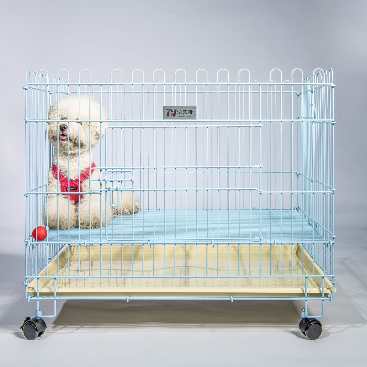 【泊艺特户外漆跑笼】中小型犬狗狗展示笼加粗室内不塌底跑笼
