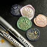 Цветные карандаши, печать, ретро металлическая кисть ручной работы, «сделай сам», граффити, планировщик