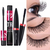 2023爆款 睫毛膏防水纤长卷翘不晕染网红嫁接纤维加长加密超长浓密