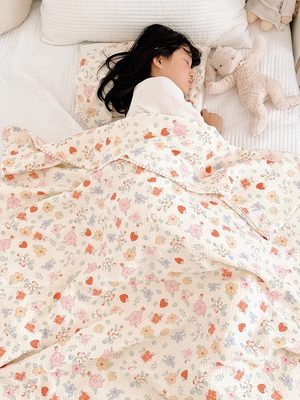 A类六层纱午睡毯子全棉毛巾被夏季沙发盖毯单人小被子休闲空调毯