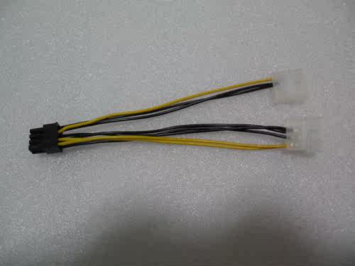 大4PIN转8PIN显卡供电线