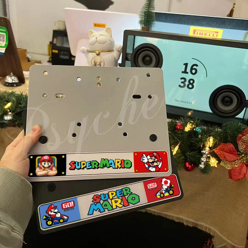 适用巧格i125plus牌照架飞戈150姜戈vrx150配件飞度4/5车牌框改装