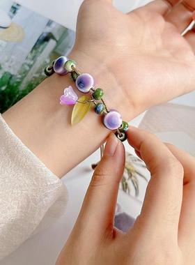 秋冬手链女生百搭新中式