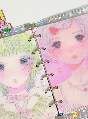 38包u王见货hellosmile原创m5 a7收纳夹 可爱百搭ins风