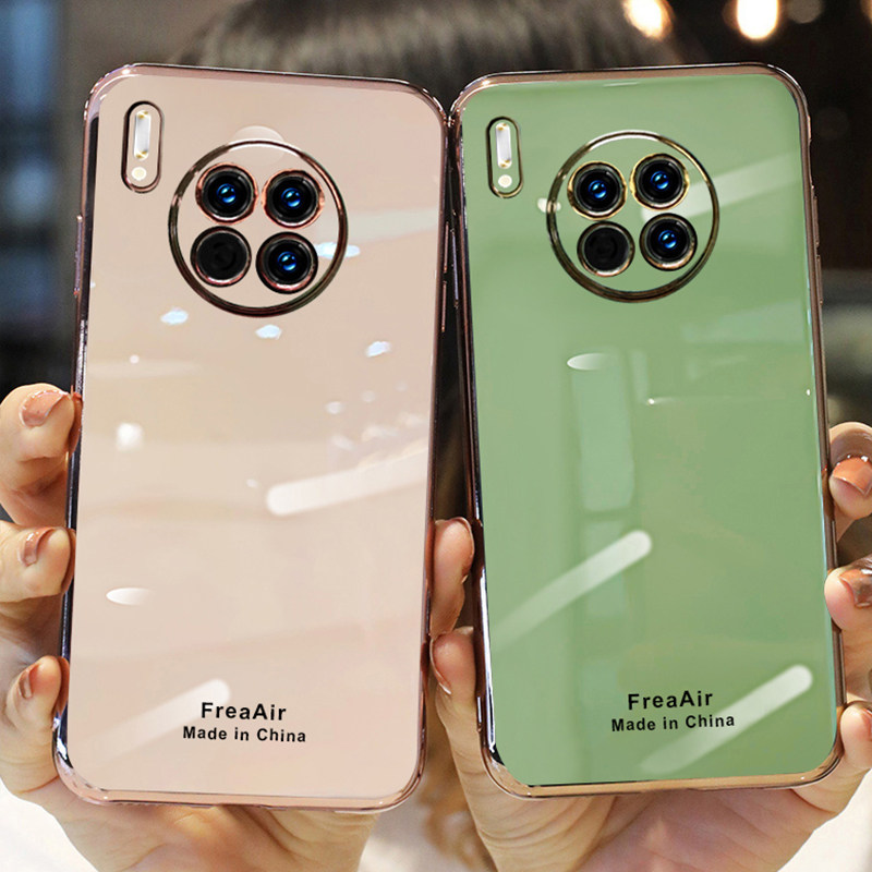 适用华为mate30手机壳奶奶灰高档mate30pro保护套个性创意超薄电镀