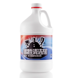 都洁酸性清洁剂3.7L瓷砖马桶清洁水大桶装加仑桶清洗液7斤装