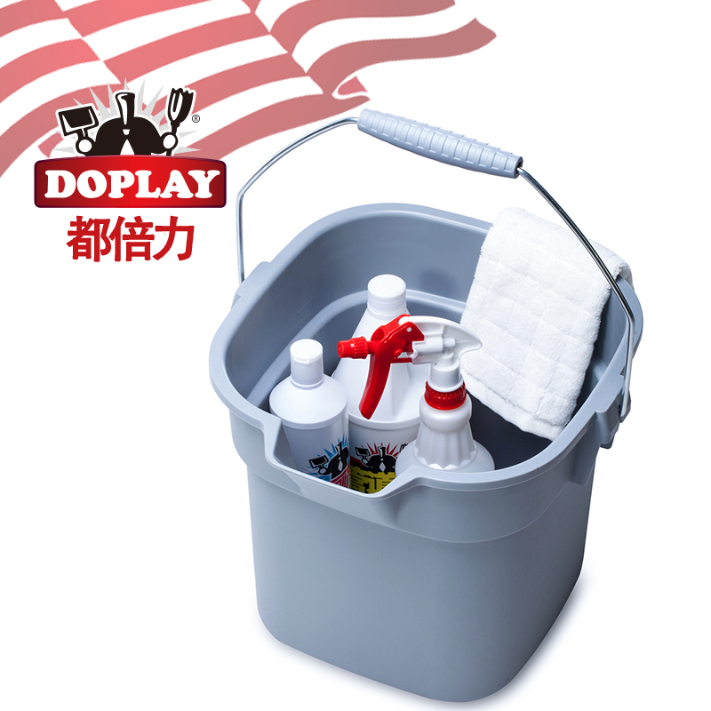 都倍力多用途方圆14l墩布手提桶
