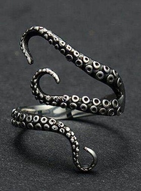 克苏鲁戒指设计感个性女暗黑配饰