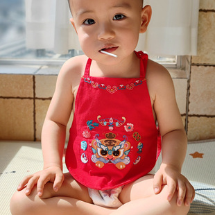 花寄 刺绣手工diy材料包虎头鞋虎肚兜自绣孕妈解闷宝宝抓周岁礼物