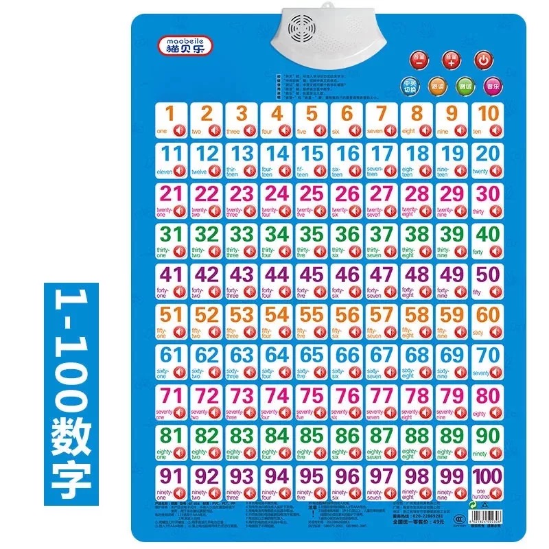 小孩学说话的有声挂图玩具早教认识图片?#25945;?#20799;童拼音数字字母卡片