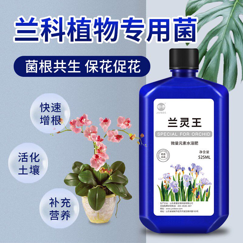 JUNDE/君德正品兰灵王兰花专用营养液君子兰蝴蝶兰石斛促花促生根怎么看?