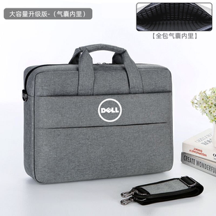 斜挎手提袋牛津布 9640电脑包单肩背包可放电源器加厚商务男士 通勤 17英寸笔记本9440 Dell戴尔XPS
