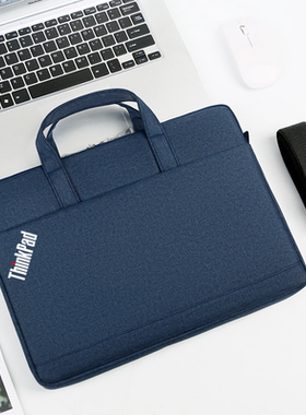 2024联想ThinkPad电脑包T14s/p防震E14 E16单肩X13 14英寸P14s Z16笔记本X1 Carbon隐士手提袋加绒防刮保护