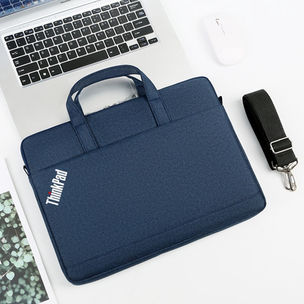 2024联想ThinkPad电脑包T14s/p防震E14 E16单肩X13 14英寸P14s Z16笔记本X1 Carbon隐士手提袋加绒防刮保护