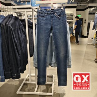 中腰贴身窄脚显瘦牛仔裤 型时尚 L124003YY38K Lee女400版 专柜正品