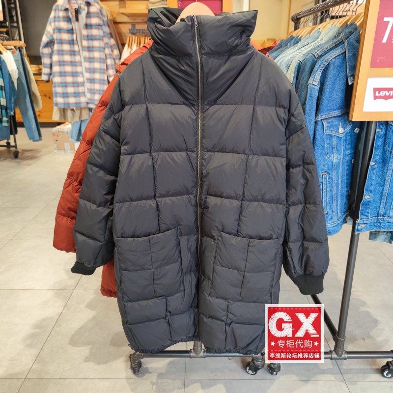 LEVIS时尚羽绒服中长款两面穿