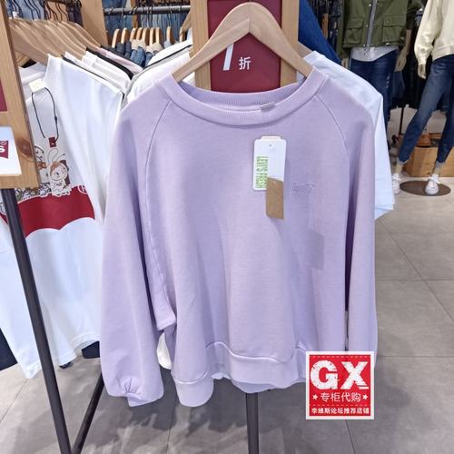 李维斯厚度适中宽松卫衣