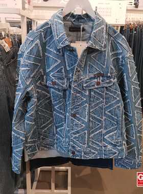 情侣Lee X Randomevent联名款牛仔夹克 LUT005301201688-A03693