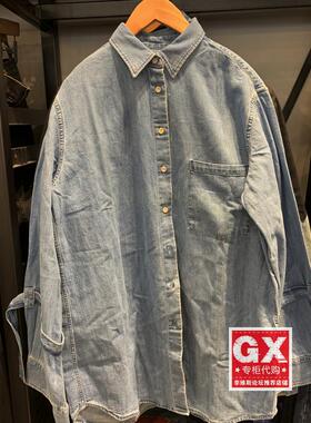 国内levis 李维斯 56114-0001 LMC女 高端浅色牛仔长袖衬衣
