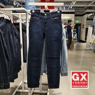 LLWB1004333AZ00F 牛仔裤 A00153 Lee413中腰小直脚深蓝女时尚 正品